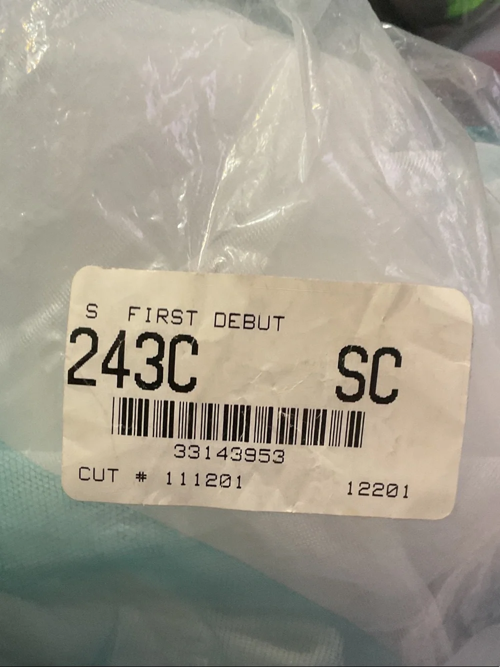 Teal and White Ballet Tutu Dress with Gold Trim - Kids Costume